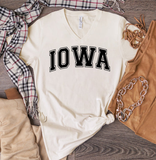 Iowa V-Neck Tee