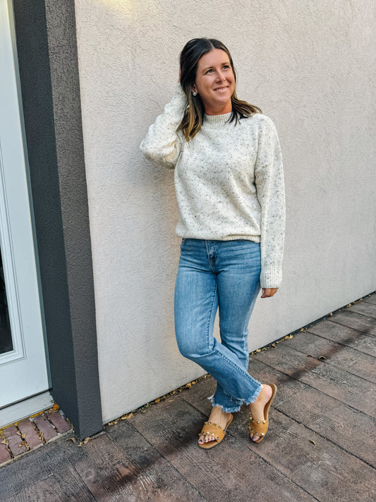 Speckle Knit Sweater