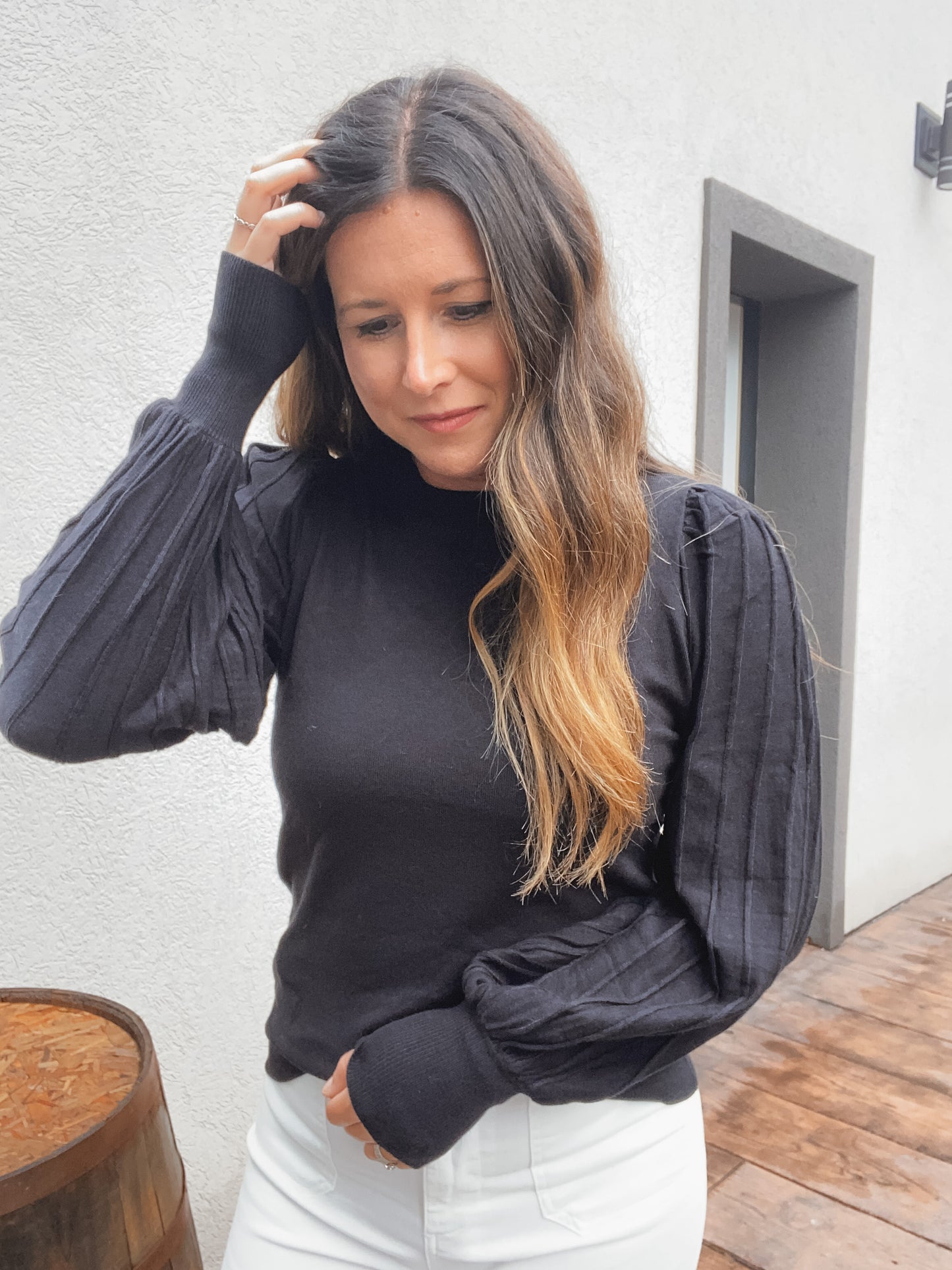 Meredith Classic Textured Pullover