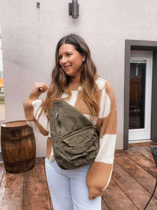 Oversized Canvas Sling