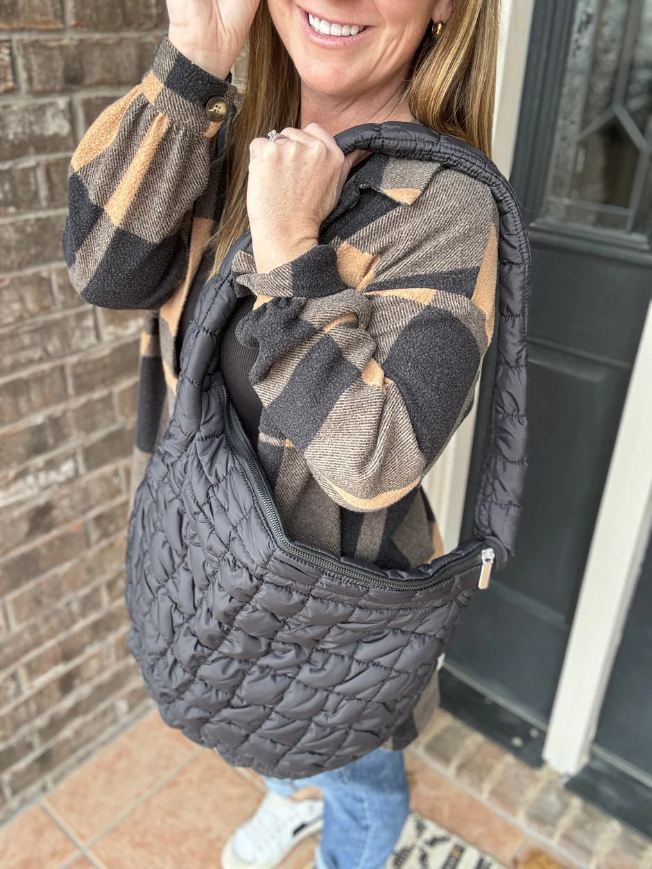 Quilted Puff Bag