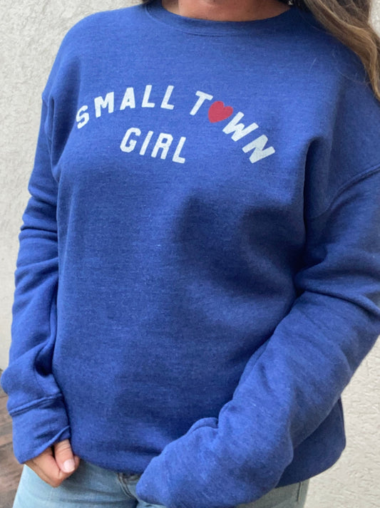 Small Town Girl Sweatshirt - Royal Blue
