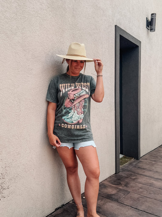 Wild West Cowgirl Graphic Tee