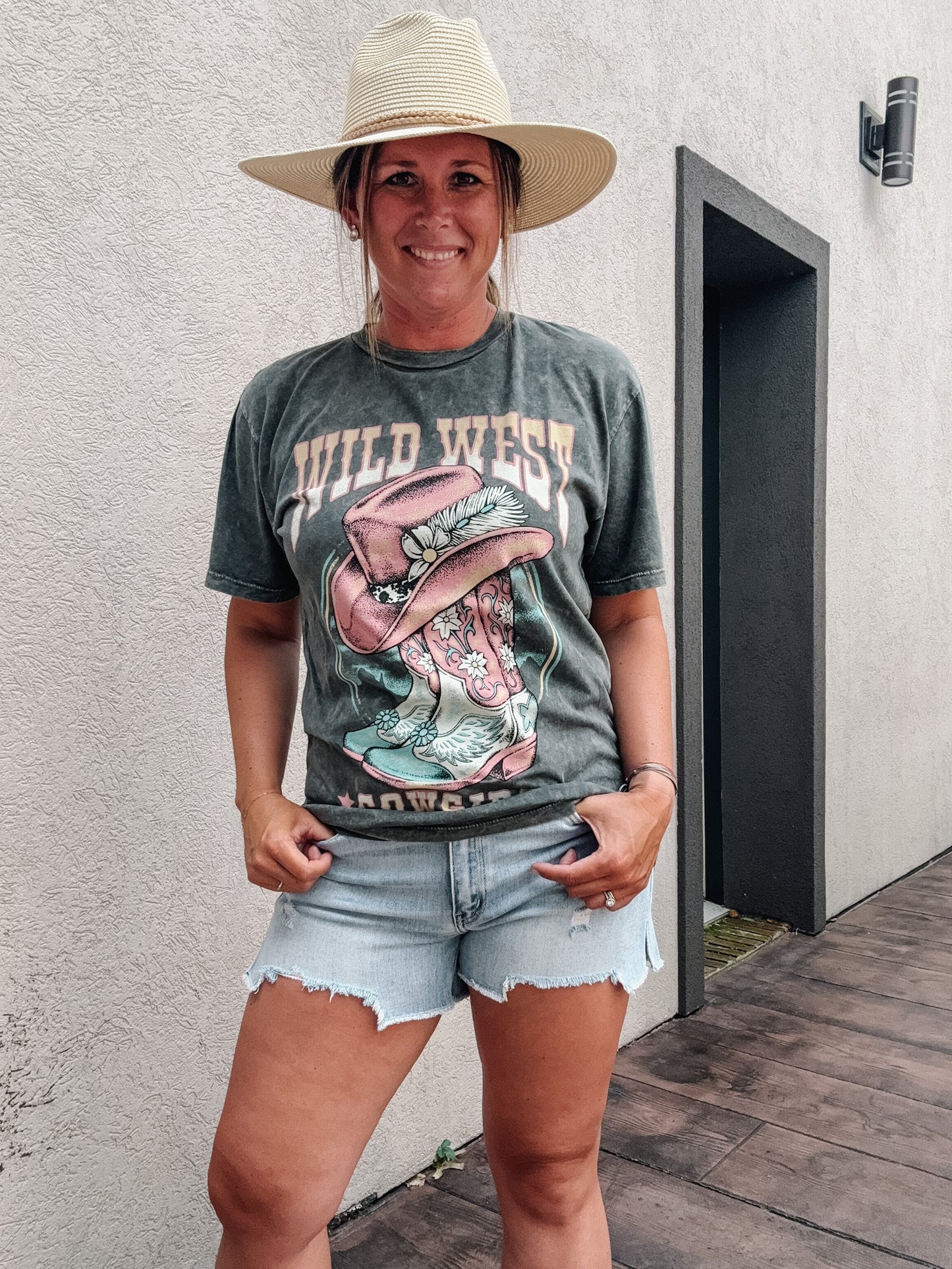 Wild West Cowgirl Graphic Tee