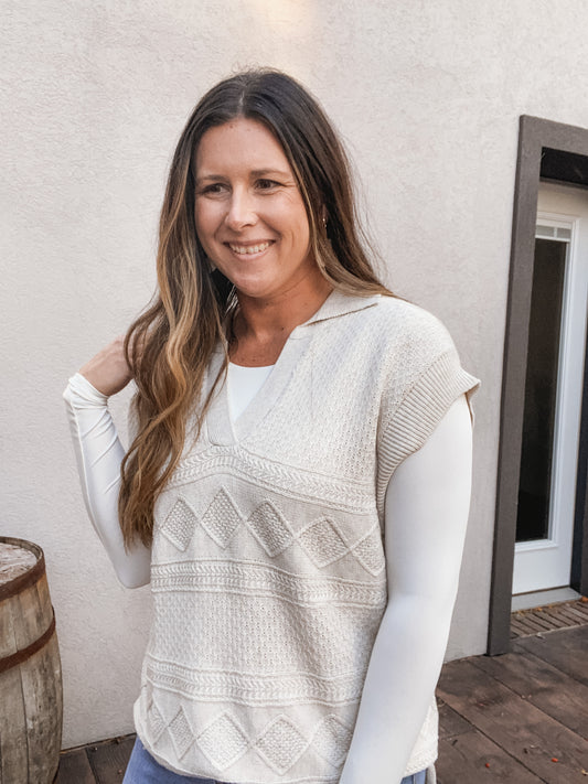 Carter Short Sleeve Sweater