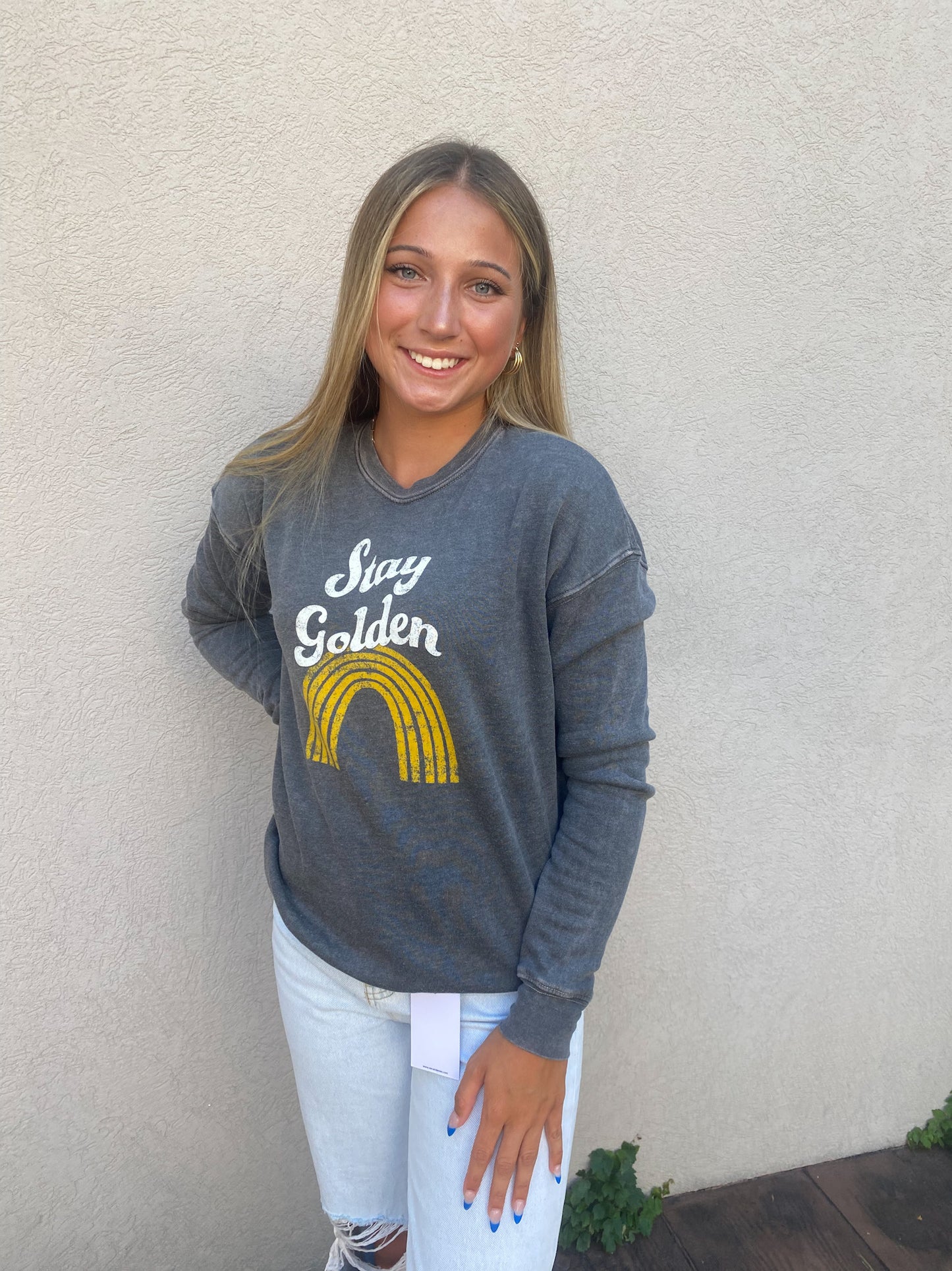 Stay Golden Graphic Sweatshirt