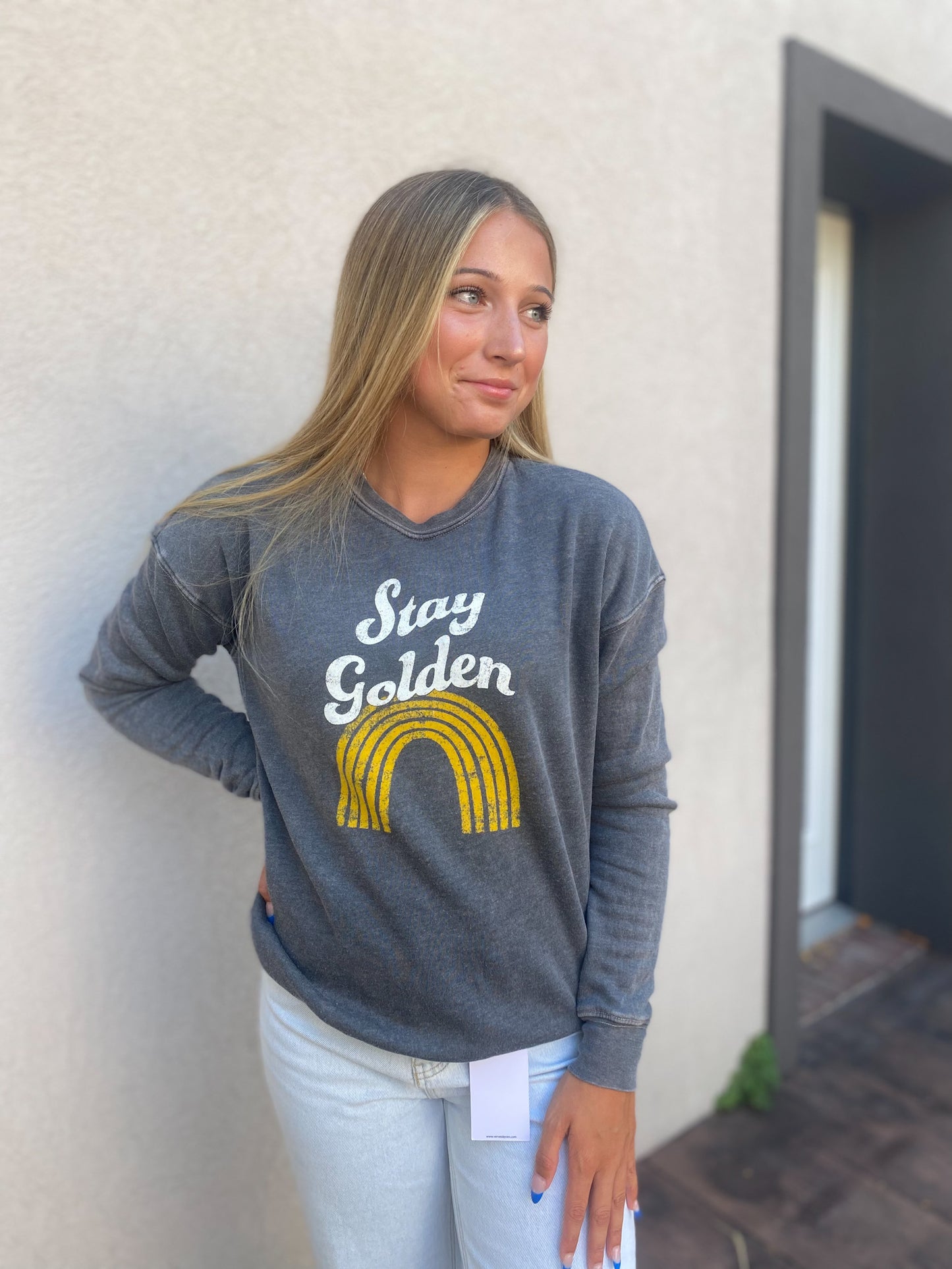 Stay Golden Graphic Sweatshirt