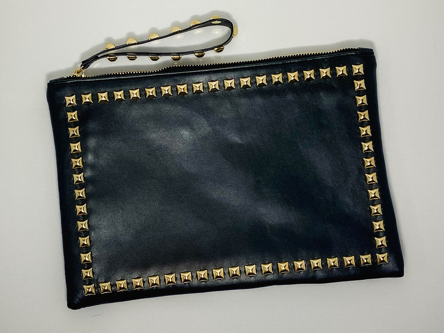 Black Studded Clutch