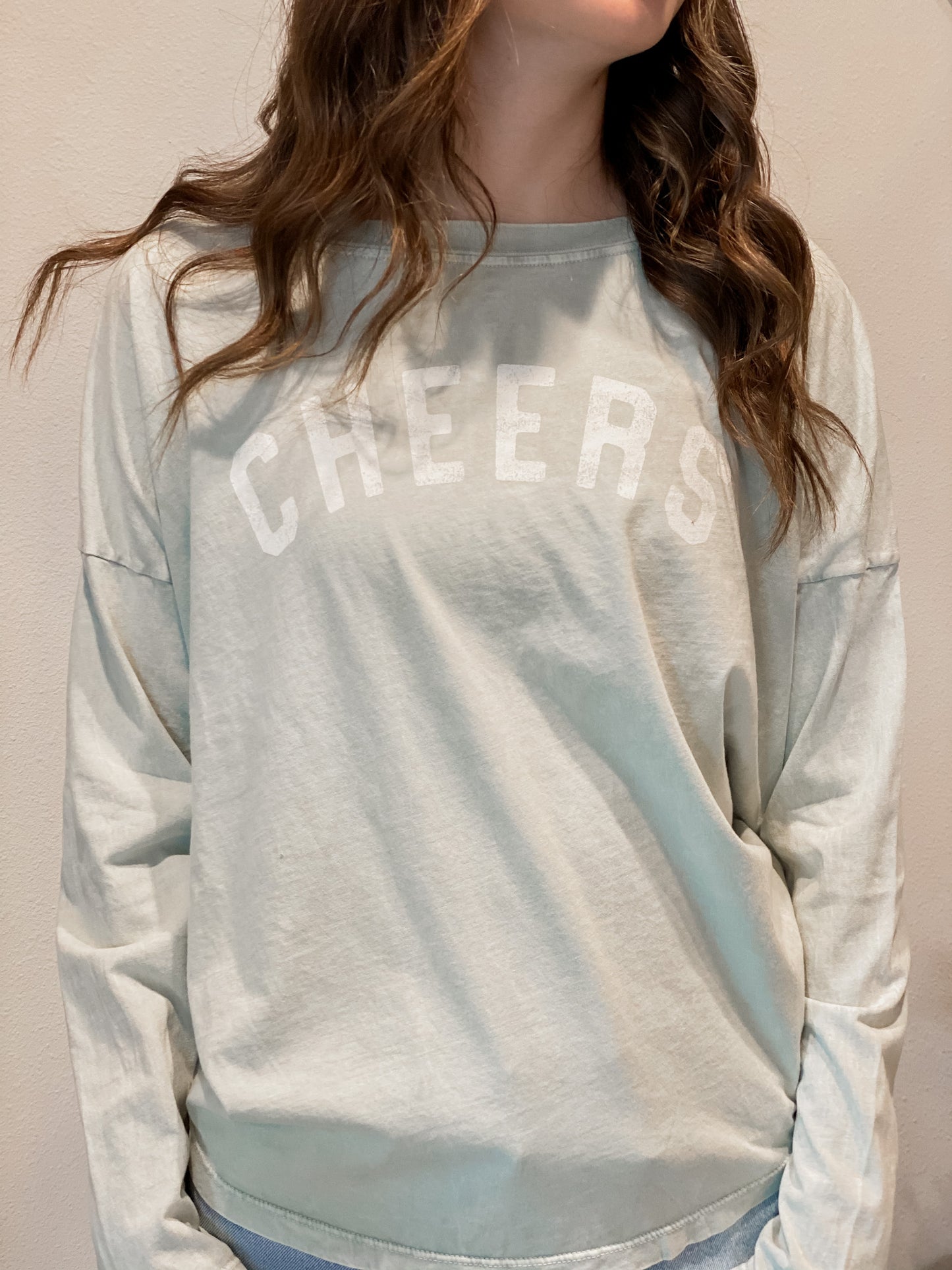 Cheers Mineral Washed Long Sleeve