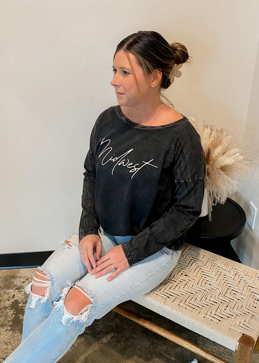 Midwest Mineral Washed Long Sleeve
