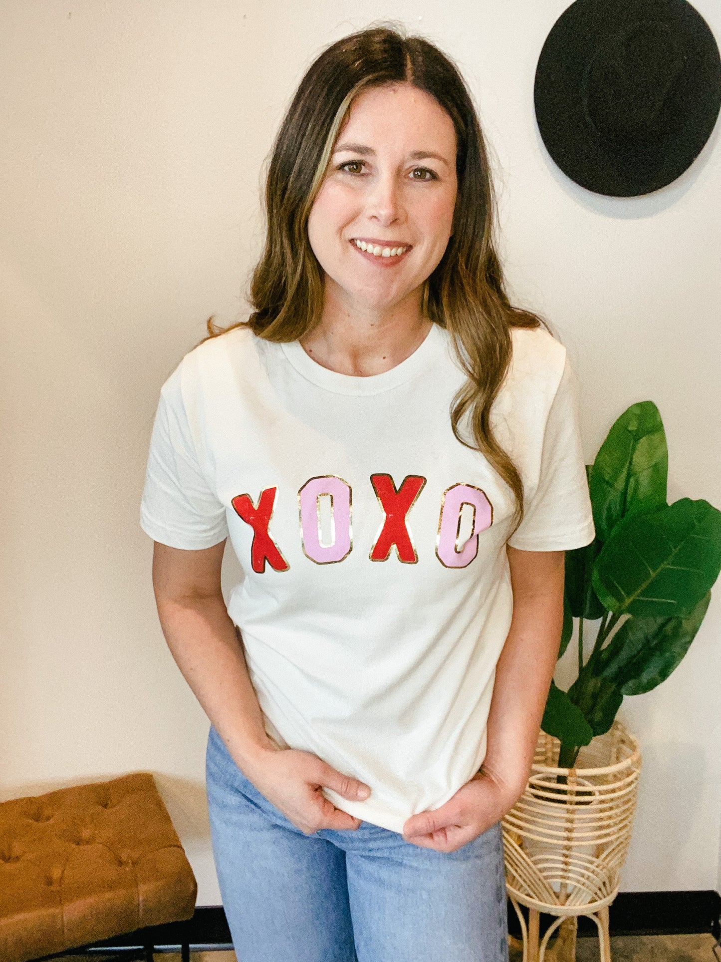 XOXO Foil Graphic Tee