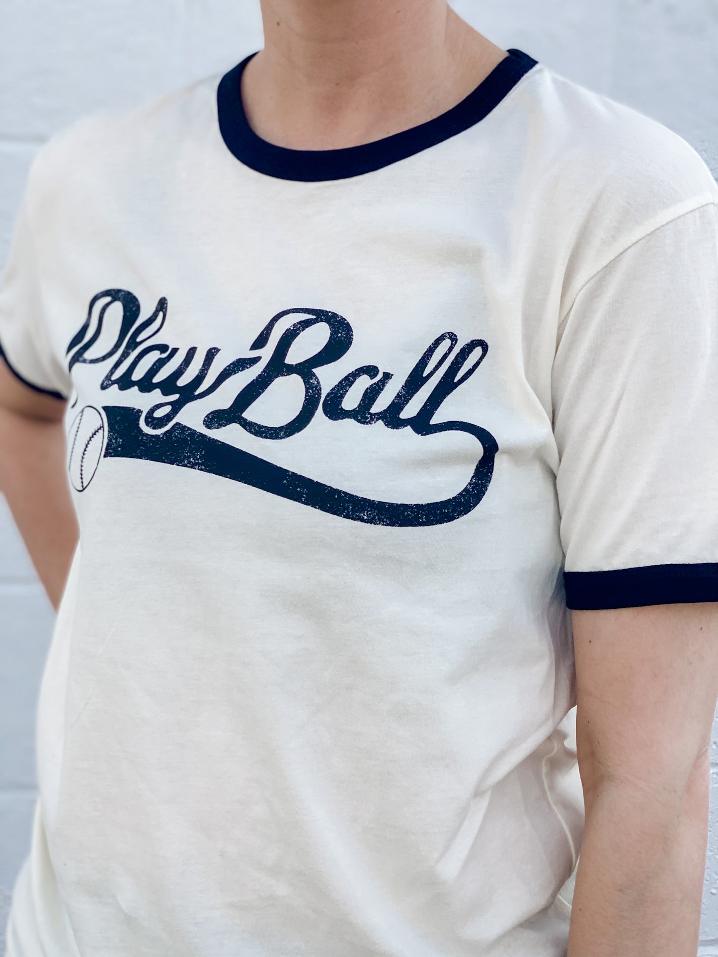 Vintage Play Ball Graphic Tee