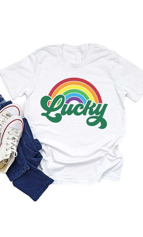 Lucky Rainbow Graphic Tee | KIDS